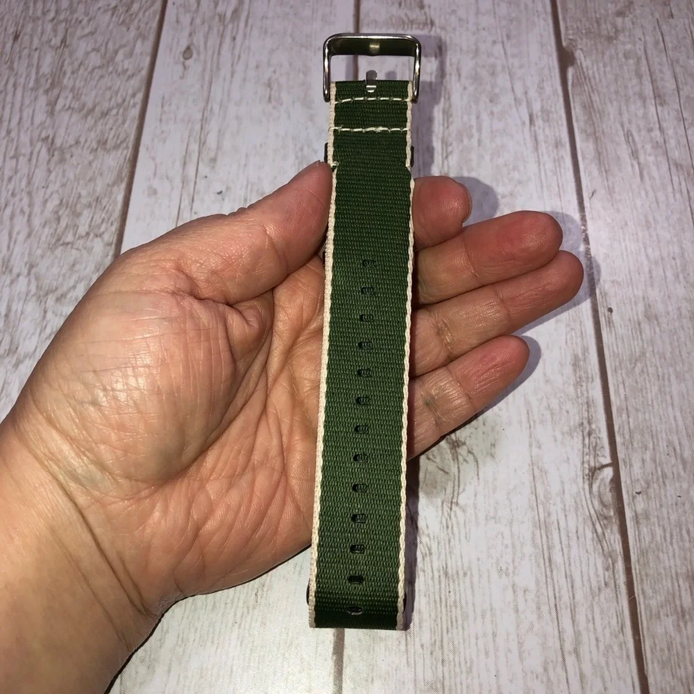 Green NYLON Watch Band Replacement 22”